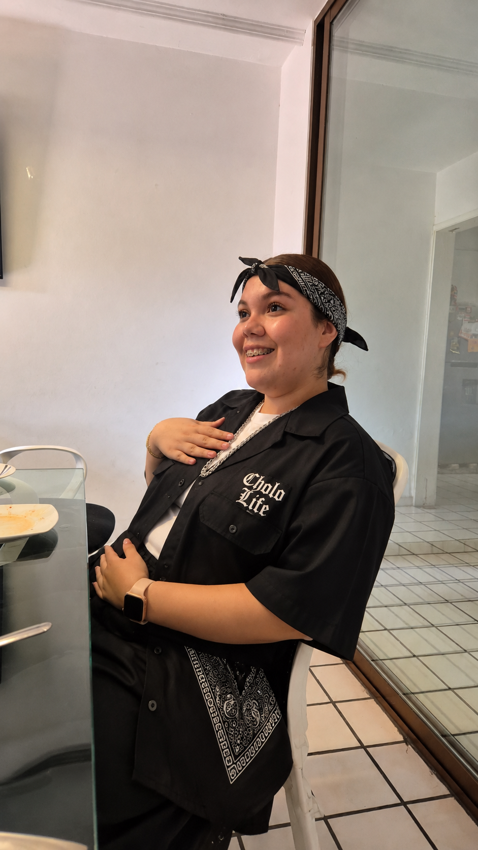 Jessy en su etapa de chola de respeto