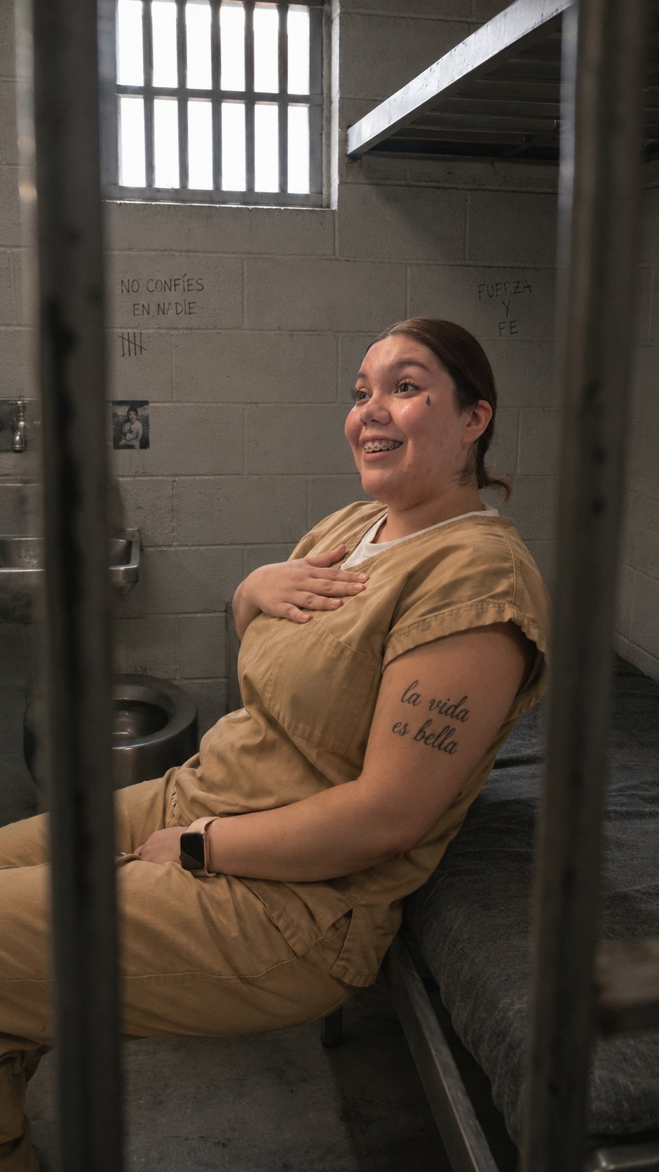 Jessy en su etapa como reclusa de noble corazón
