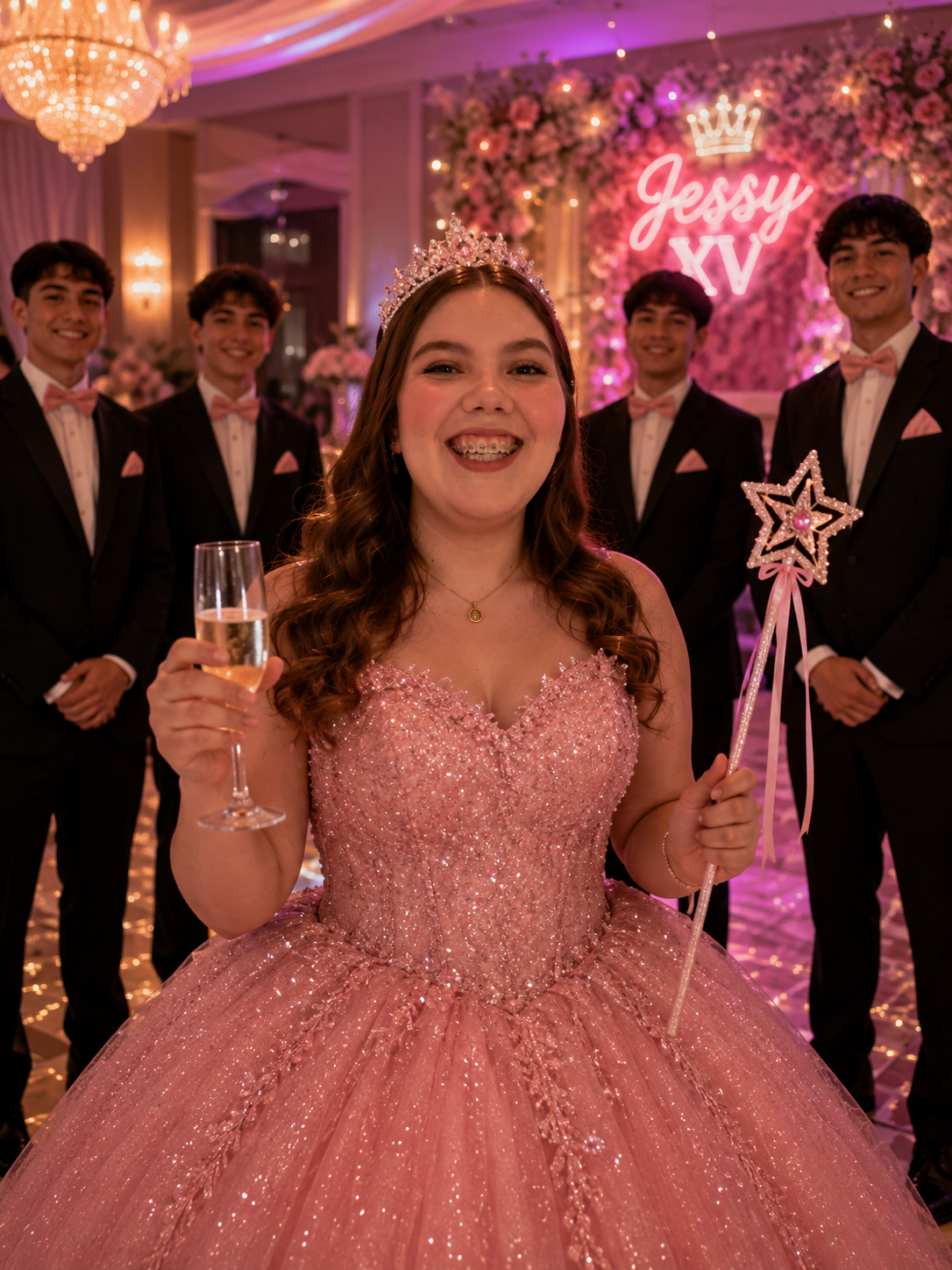 Jessy en su gran fiesta de quince años